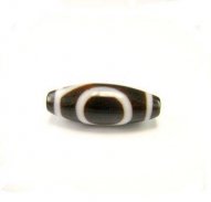 Dz01 Authentic Tibetan One Eyed New Dzi Bead Necklace