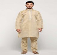 Latest-Beige-Cotton-Kurta-Pajama